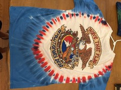 Vintage 1993 Grateful Dead Revolutionary Dead Mike Dubois Liquid Blue XL