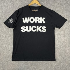Blink 182 2024 Concert Work Sucks I Know T-shirt Mens XL Black Cotton Punk Tour