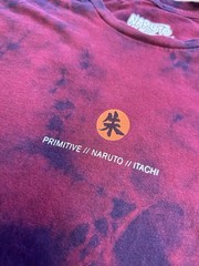 Primitive x Naruto Shippuden Itachi Crows Tie Dye T-Shirt Youth Small