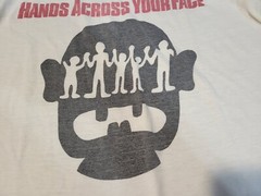 Rare Vintage Ramones Hands Across Your Face T-shirt