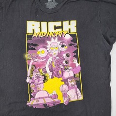 Rick and Morty Ripple Junction Adult Swim Mens XL Black T Shirt 2017 Adult Swim