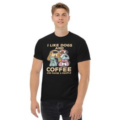 I Like Dogs and Coffee and Maybe 3 People – Funny Dog Lover Design