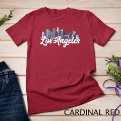 Los Angeles Skyline Architecture City Urban Graffiti Street Unisex T-shirt
