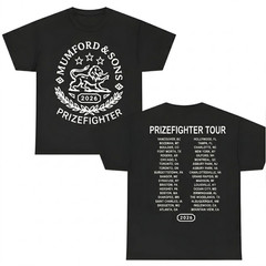 Mumford And Son Prizefighter Tour 2026 Lion Dates T-Shirt All Sizes CB0581