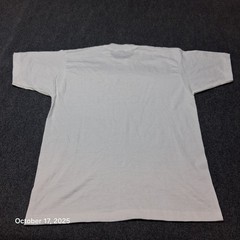 Vintage Novelty Funny Old Person Work T Shirt Size Large White Screen Stars