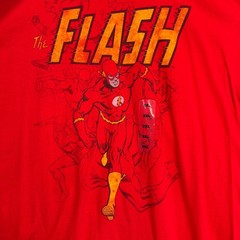 Vintage Justice League America DC Comics The Flash T Shirt Mens 2XL Superhero