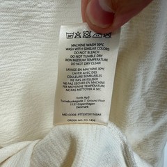Foret Blaze Long Sleeve Shirt Men Medium Cloud White Blue Stripe Textured Tee