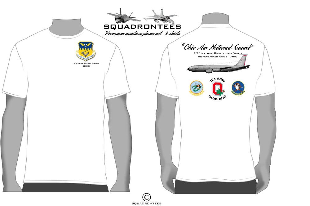 121st Air Refueling Wing Squadron T-Shirt – USAF Licensed Product