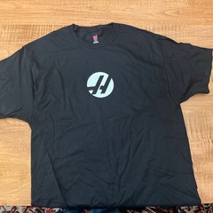 Brand New Haas Automation Black T shirt old style logo size extra large XL