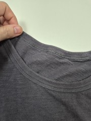Vuori Rise Shirt Men’s L Gray Long Sleeve Tee Pima Cotton Pocket Crew Neck V1001