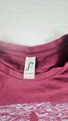 SOL’S Regent Paris France Graphic Burgundy Cotton T-shirt Mens L Crewneck