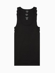 3 CALVIN KLEIN BIG&TALL 2XL 3XL 4XL 5XL COTTON WHITE BLACK RIBBED TANK T-SHIRTS