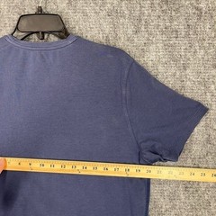 Mack Weldon Mens L Navy Pima Cotton Crewneck T Shirt Modern Essential