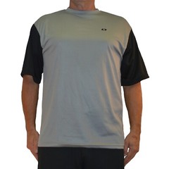Big and Tall Athletic Birdseye Mesh Activewear Crewneck Short Sleeve Crew Shirt