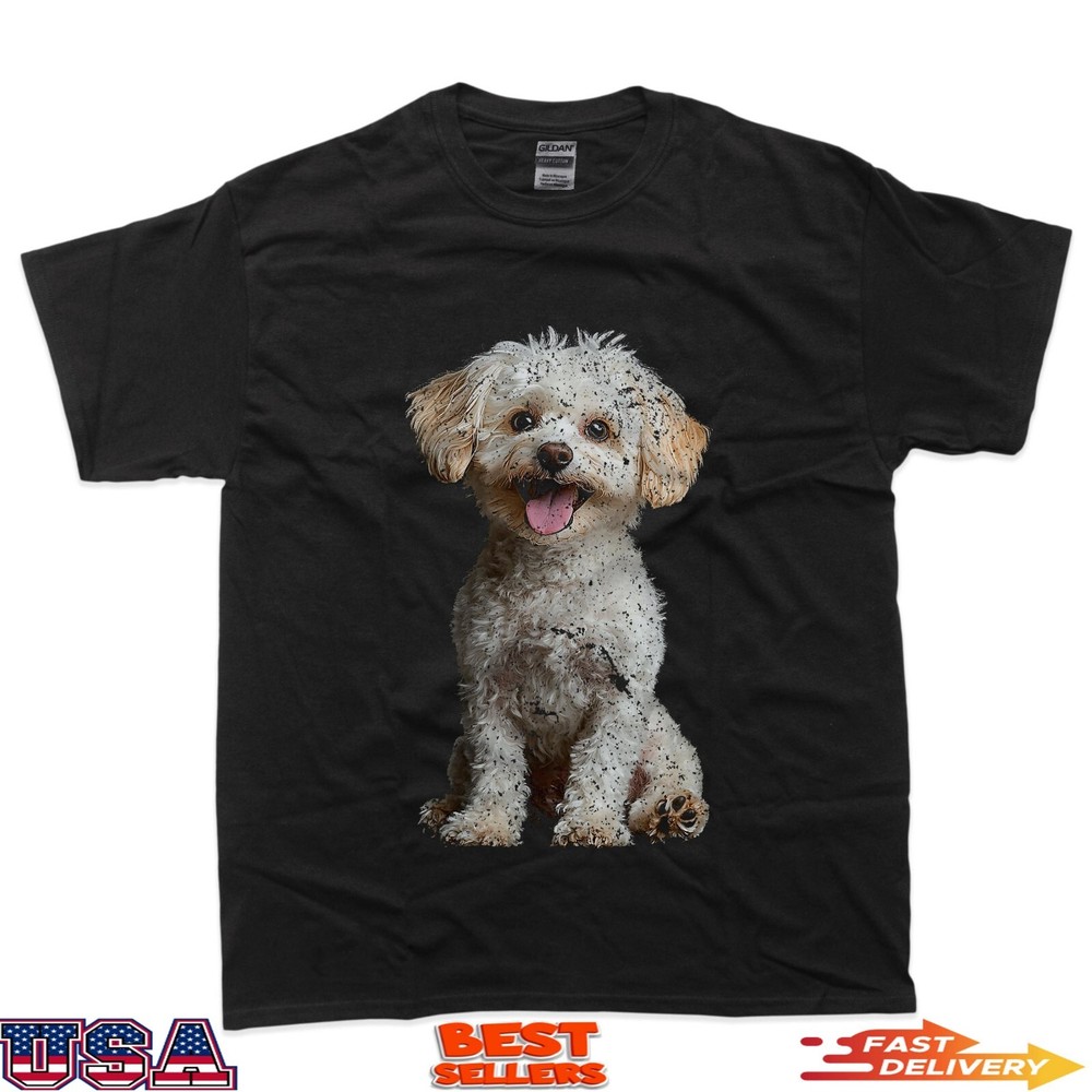 Maltipoo Dog Motif Pet Artwork Maltipoo T-Shirt