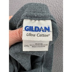 Gildan Georgia Bulldogs T Shirt Mens 2XL Gray Bad To The Bone UGA Graphic Tee