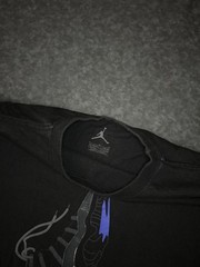 Nike Air Jordan 11 Concord Retro Black/Blue T-shirt 2009 Size L
