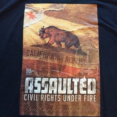 CREW Dead Patriot Films Assaulted Cilvil Rights Under Fire Black XL T Shirt Guns