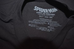 Spider-Man Across The Universe Mens Big & Tall Splatter Logo Shirt New 2XLT