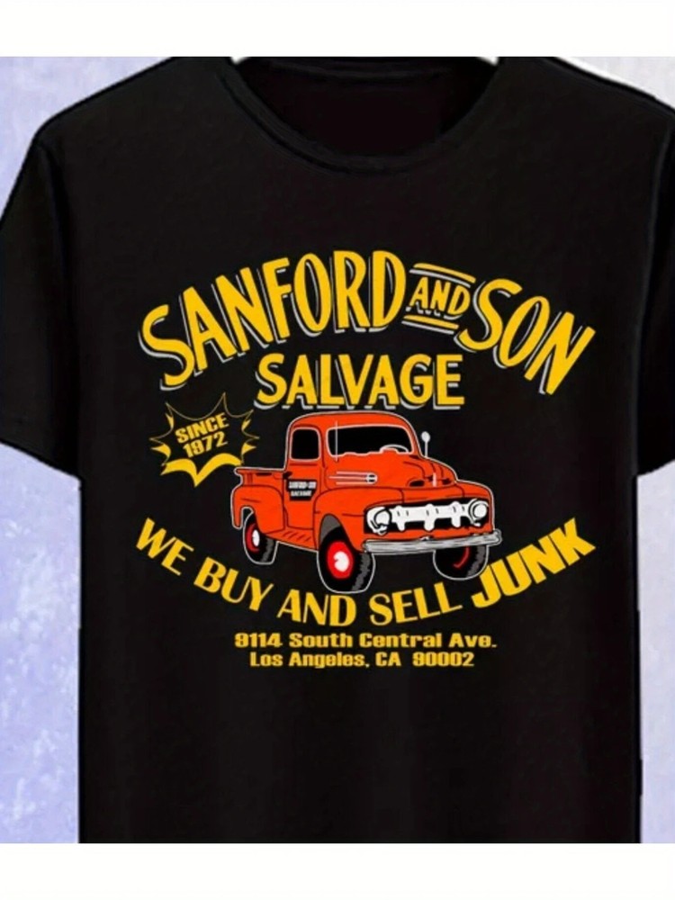 [Retro TV Tee] Sanford and Son Salvage Retro TV Men’s Tee, Ultra Soft