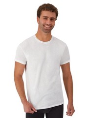 Hanes Men’s Crew Neck T-Shirt White Irregular Size Small-XXXL, 3 & 6 Pack