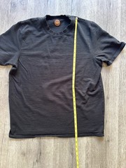 Common People Textured Waffle Shirt Mens XL Black Short Sleeve T Shirt