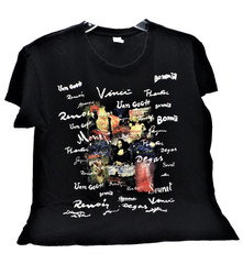 Sol’s Regent Euro Artists T Shirt Adult Sm Pre Owned Black