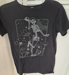 Skulls, Reaper, Skeleton, Terror, Scary T-shirts-Lot of 6 -Varied Sizes