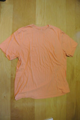 Orange John Ashford Men’s X-Large Tagless Easy Care T-Shirt Cotton Short Sleeve