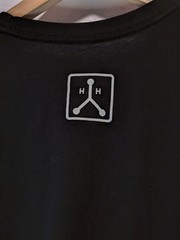 Hooligan Graphic Print T-Shirt | Black Crew Neck Cotton Blend | Men’s Size L