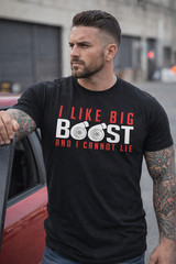 I Like Big Boost And I Cannot Lie T-shirt, soft style L-2XL Black, Gray, White
