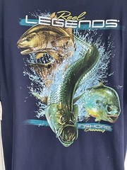NWT Reel Legends Men’s Navy Blue Short Sleeve Inshore Dreams T-Shirt Large