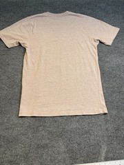 Carhartt K87 Pocket T Shirt Mens Small Loose Fit Heavyweight Tan Heather V20