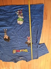 Dragon Ball Super Blue Chibi Adult T Shirt Size L Goku Piccolo Vegeta Shenron