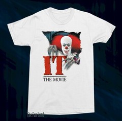 New IT 1986 Original Movie Poster Pennywise Stephen King Mens Vintage T-Shirt