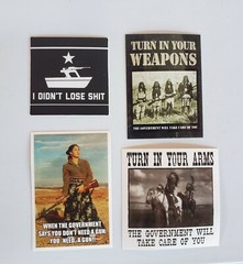 SIC SEMPER TYRANNIS Abraham Lincoln Civil War era poster STICKERS