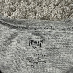 Vintage Y2k Everlast Waffle Knit Thermal Short Sleeve Gym T Shirt XL