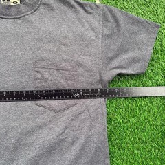 VTG 90’s Russell Athletic Pro Cotton Heavyweight Pocket Tee Blank Gray Men’s M