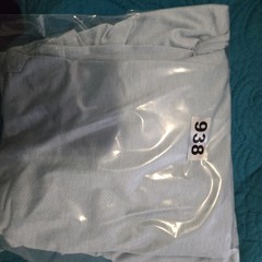 Criquet Men Size XL Light Blue Pocket Logo Performance Sport Mesh Crew Neck Tee