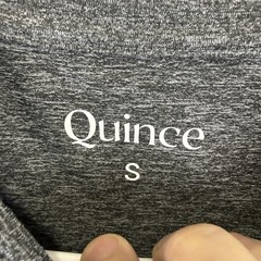 Quince Mens Flowknit Performance Short Sleeve T-Shirt Size S Heather Gray