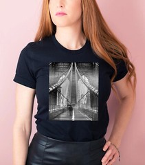New York City T-shirt Yrk City Brooklyn Bridge Vintage Shirt