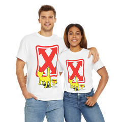 H Street Skate Yellow Cat Logo Men’s T-Shirt American Style T Shirt