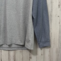 The Normal Brand Mens Shirt XL Gray Blue Henley Active Puresemo Retro Casual Tee