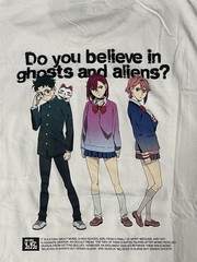 UNIQLO Dan Da Dan UT Graphic T-Shirt White Momo Okarun Aira Turbo Granny Sz XL