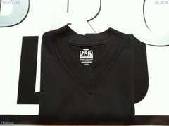 1 NEW PROCLUB V-NECK T-SHIRT COMFORT BLACK BLANK PLAIN TEE PRO CLUB S-3XL 1PC