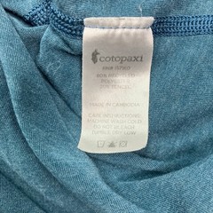 Cotopaxi Mens S T-Shirt Blue Short Sleeve Pocket Tee Recycled Tencel Blend