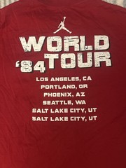 Men’s Air Jordan Size XL Preowned Tee AIR JORDAN MJ Red 23
