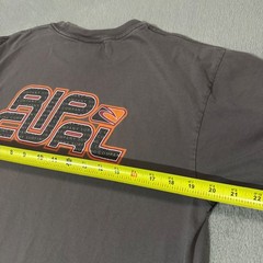 Rip Curl Surf Surfing Skate Vtg 3D Y2K Wave Sports Grey T Shirt -L