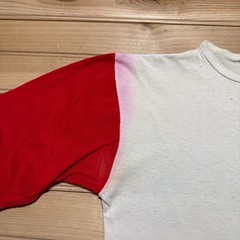 Vintage 80s Albany State University Collegiate Henley Raglan T-Shirt USA Medium