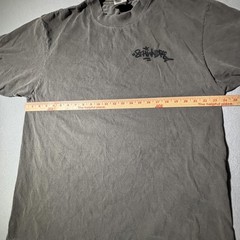8THWNDR Shirt Mens Large Gray Graffiti Logo Streetwear Heavyweight Shaka Tee